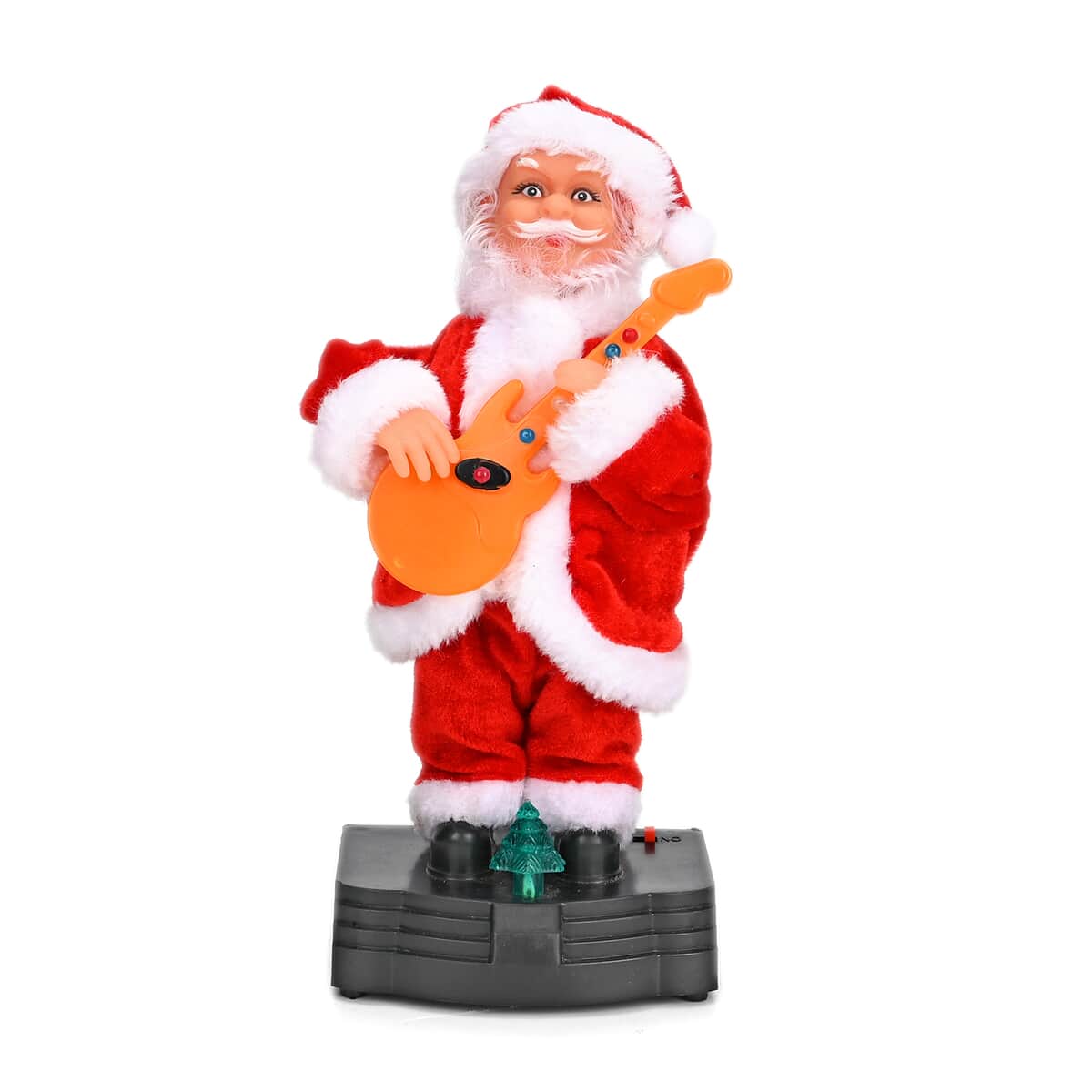 10-inch Electronic Santa Claus with Music and Dancing (3xAA Not Included) image number 0