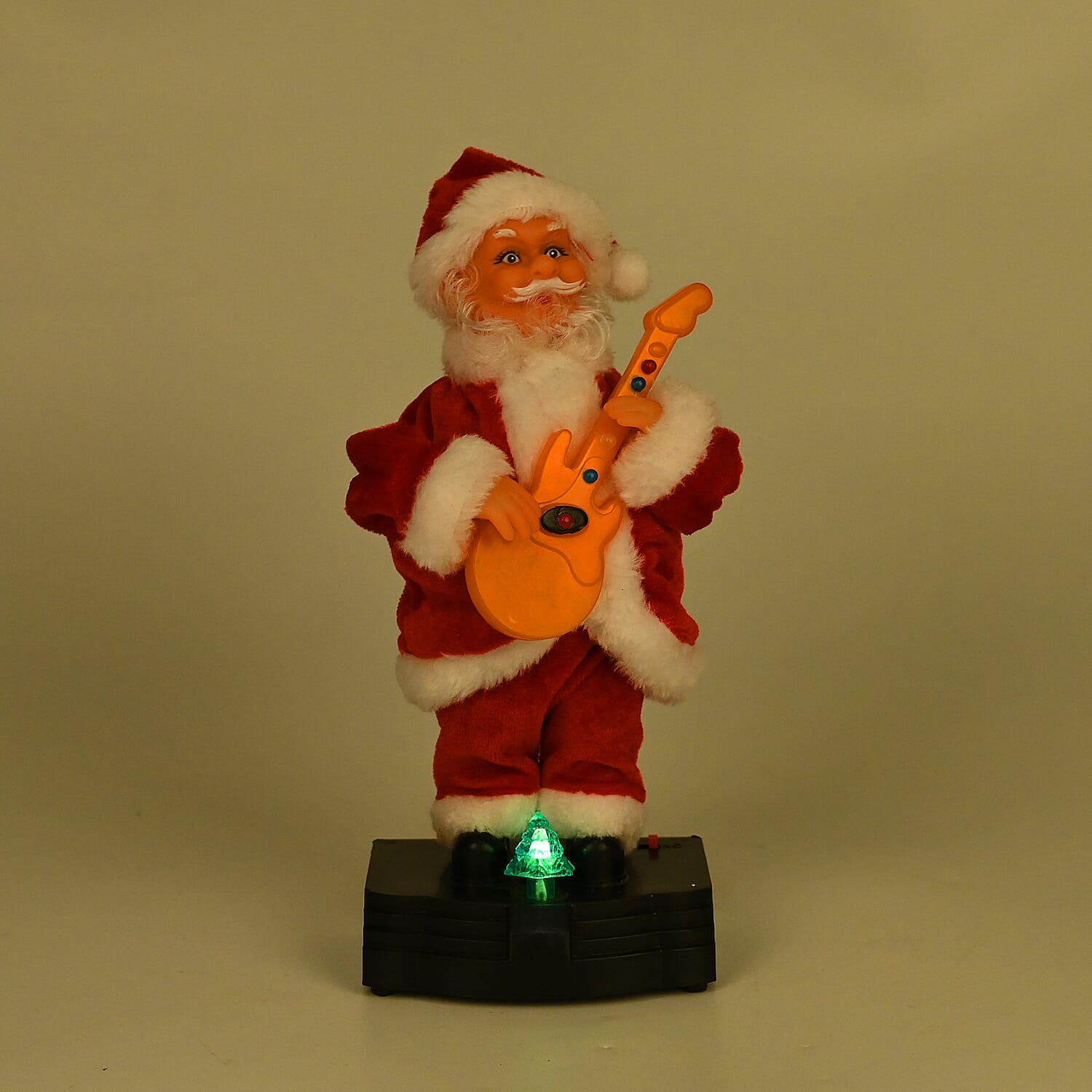 10-inch Electronic Santa Claus with Music and Dancing (3xAA Not Included)