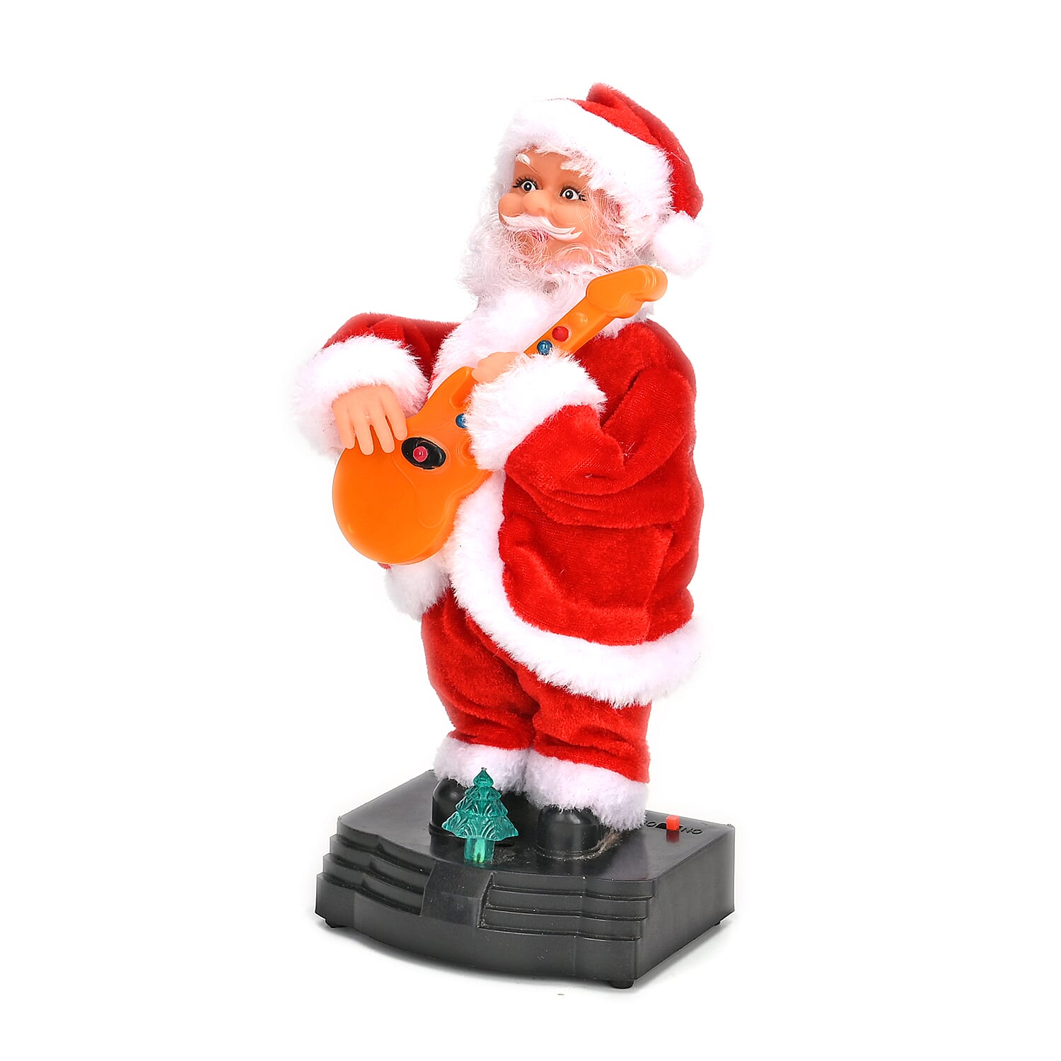 10-inch Electronic Santa Claus with Music and Dancing (3xAA Not Included)