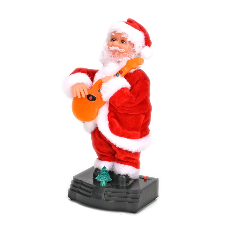 10-inch Electronic Santa Claus with Music and Dancing (3xAA Not Included)