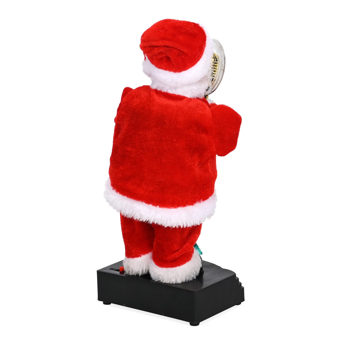 10-inch Electronic Santa Claus with Mic, Music and Dancing (3xAA Not Included) image number 2