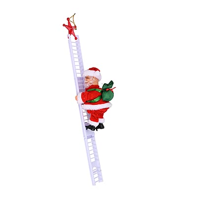 8-inch Ladder Climbing Santa Claus with Dancing and Singing (AAx3 Not Included)