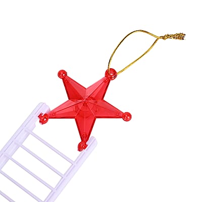 8-inch Ladder Climbing Santa Claus with Dancing and Singing (AAx3 Not Included)