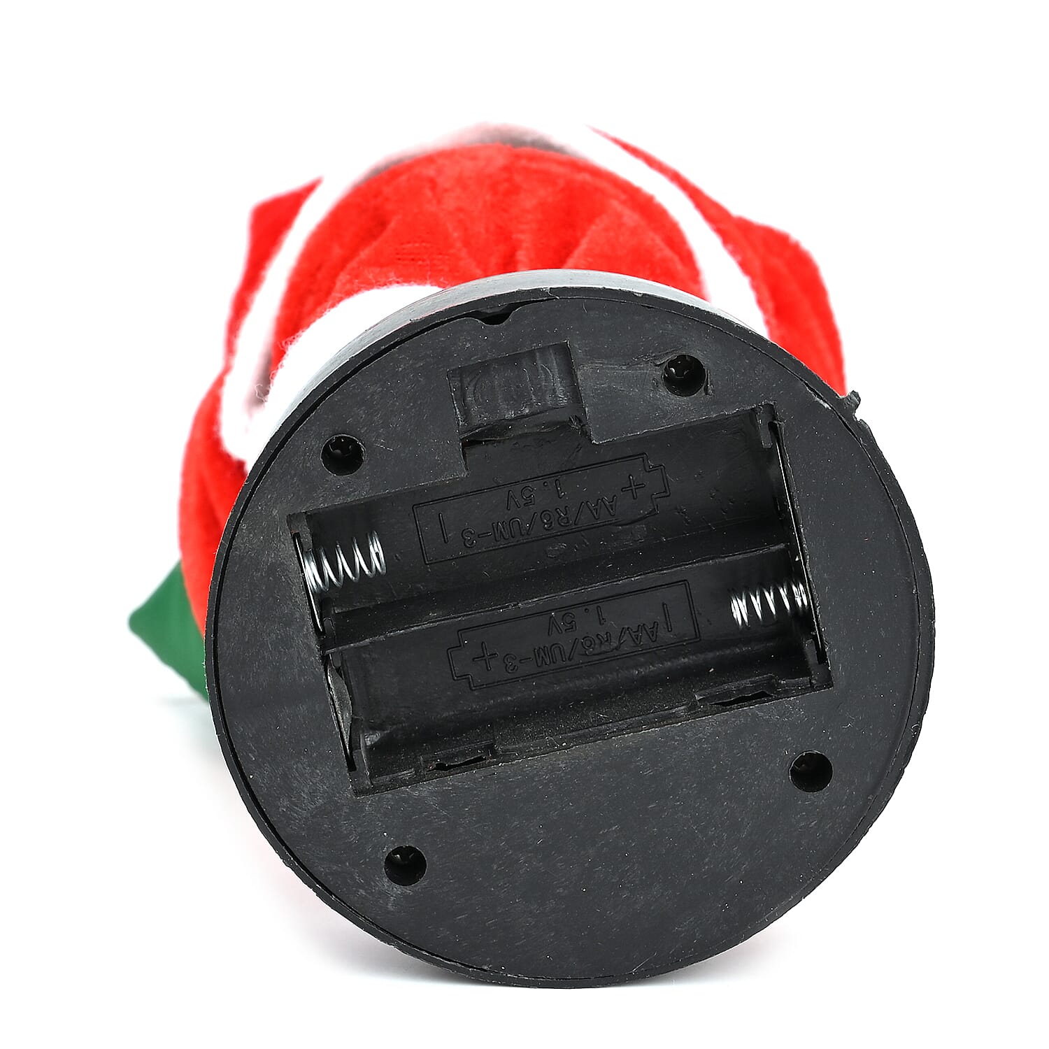Bring Fun, Dancing and Singing 8-inch Santa Claus with Torch (2xAA Not Included)