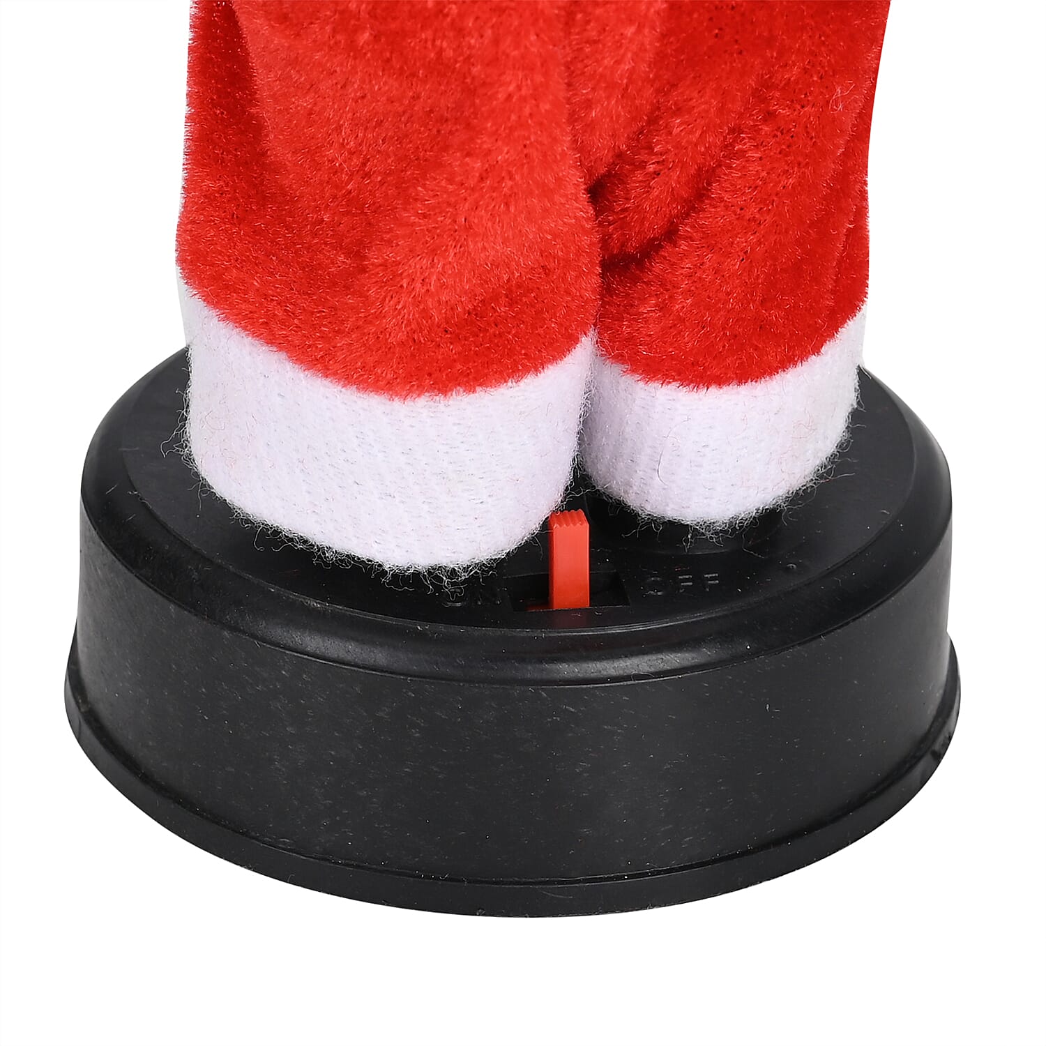 Bring Fun, Dancing and Singing 8-inch Santa Claus with Torch (2xAA Not Included)