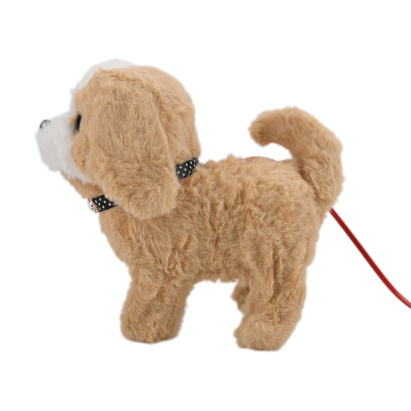 Livmore Beige Electronic Remote Control Plush Dog