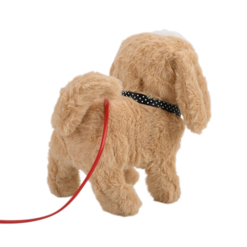 Livmore Beige Electronic Remote Control Plush Dog