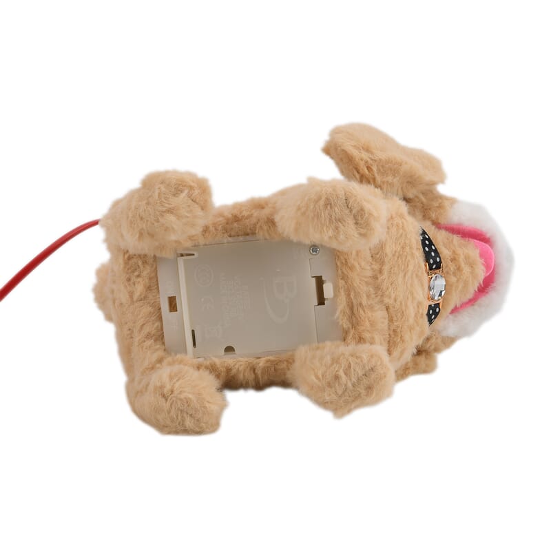 Livmore Beige Electronic Remote Control Plush Dog