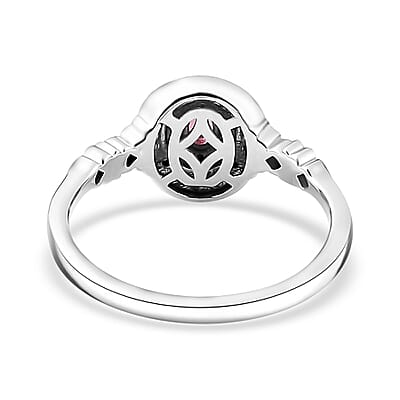 Premium Mahenge Spinel, Brown and White Zircon Timeless Elegance Ring in 18K Vermeil Rose Gold Over Sterling Silver (Size 10.0) 0.30 ctw