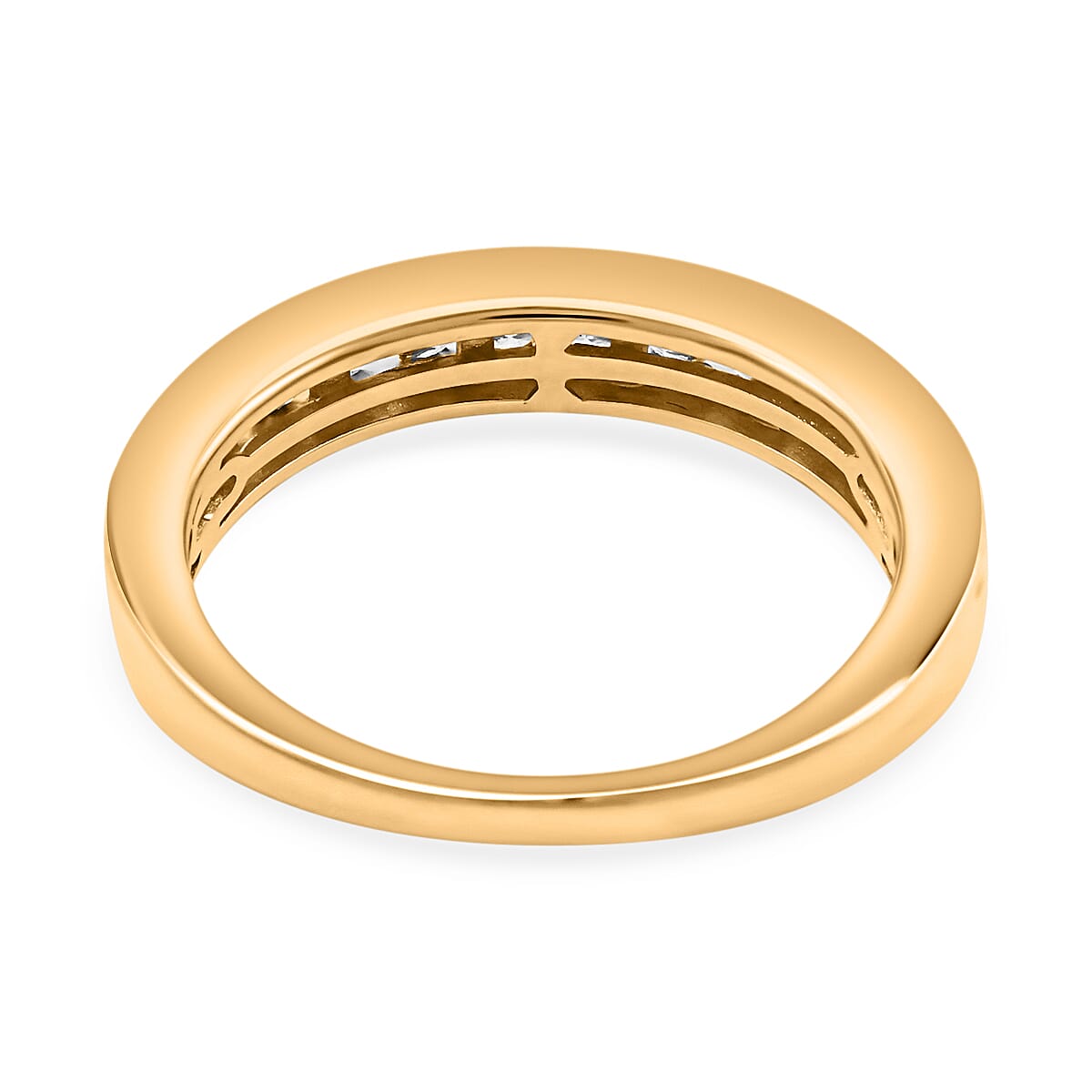 NY Closeout 10K Yellow Gold Diamond (G-H, I2-I3) Ring (Size 9.0) 0.50 ctw image number 4