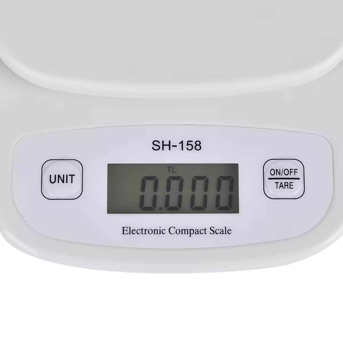 White Electronic Compact Scale (2xAAA Not Included) (5000g to 1g) image number 7