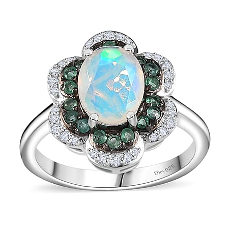 Ethiopian Welo Opal & Kagem Zambian Emerald / 10 - Product card gallery slide 1 (10177544651065)