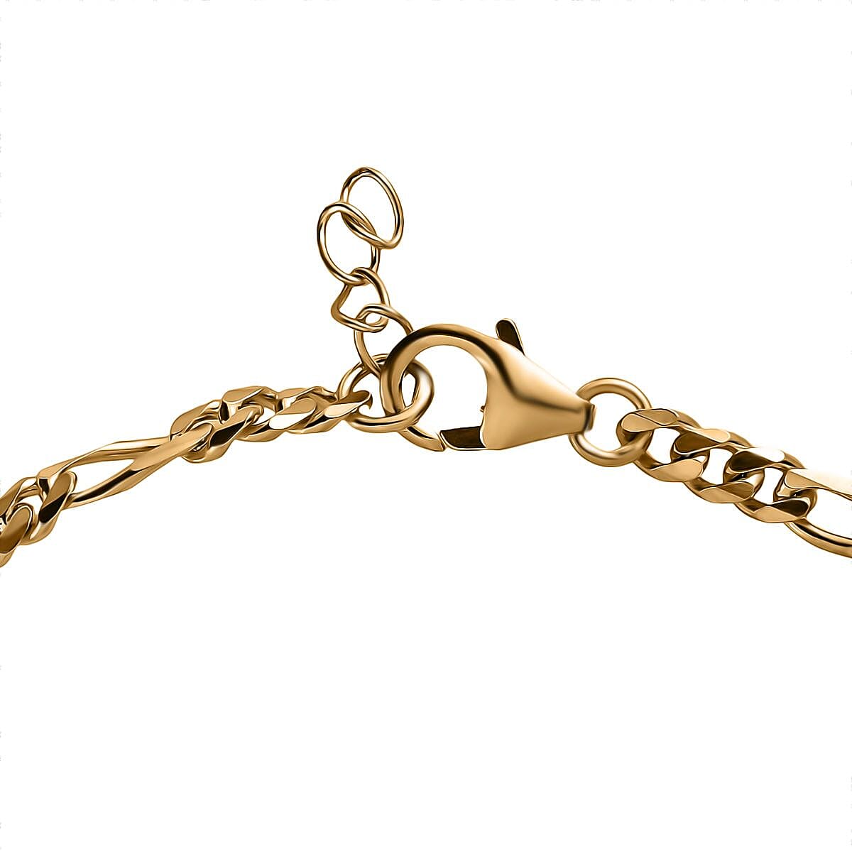 14K Yellow Gold Over Sterling Silver Anklet 9 Inches 5.28 Grams image number 3