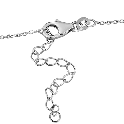 Zawadi Chocolate Sapphire and Brazilian Smoky Quartz Molten Moments Necklace 18-20 Inches in Rhodium Over Sterling Silver 37.50 ctw
