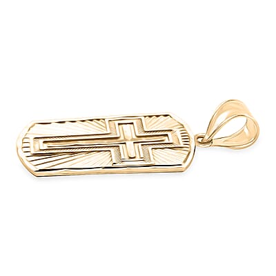 10K Yellow Gold Our Father Prayer Pendant 2.70 Grams
