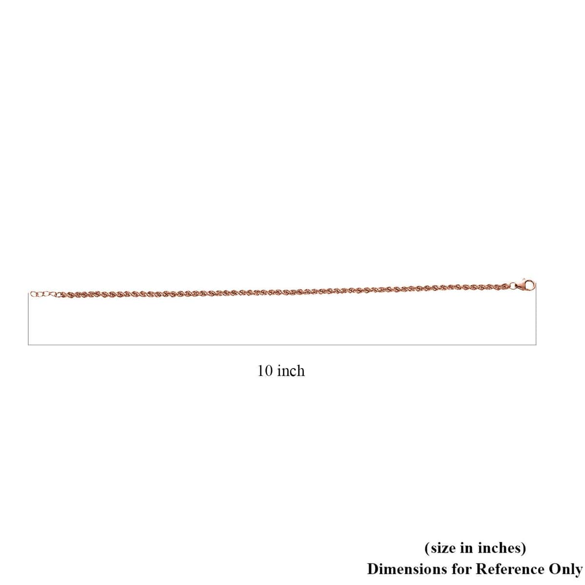 14K RG Over Sterling Silver Chain (9 Inches) (11.5 g) image number 4