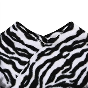 Tamsy Black Gray Tiger Print Shawl