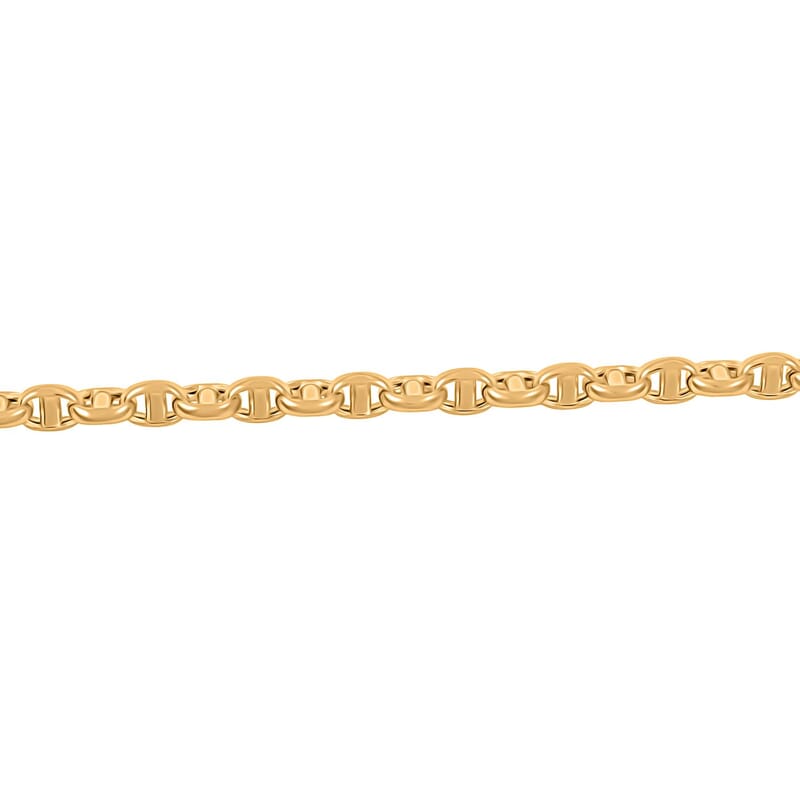 14K Yellow Gold 4.15mm Filk Chain Bracelet (8.00 In) 3.54 Grams