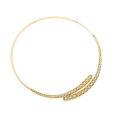 Clarte Sul Mare Collection Moissanite Necklace 16 Inches in Vermeil Yellow Gold Over Sterling Silver 1.80 ctw