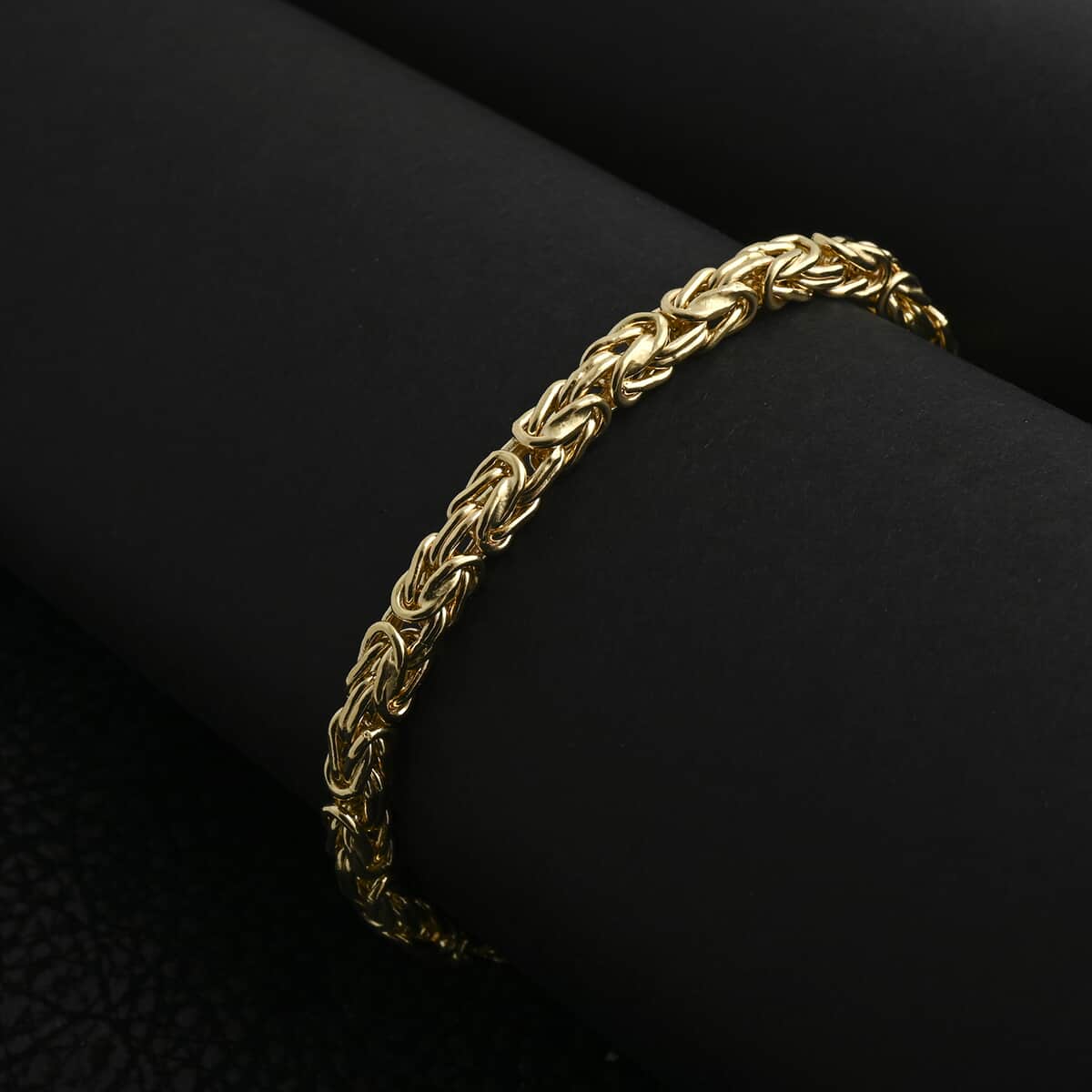 14K Yellow Gold Byzantine Chain Bracelet (7.50 In) 9.25 Grams image number 1