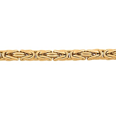 14K Yellow Gold Byzantine Chain Bracelet (7.50 In) 9.25 Grams