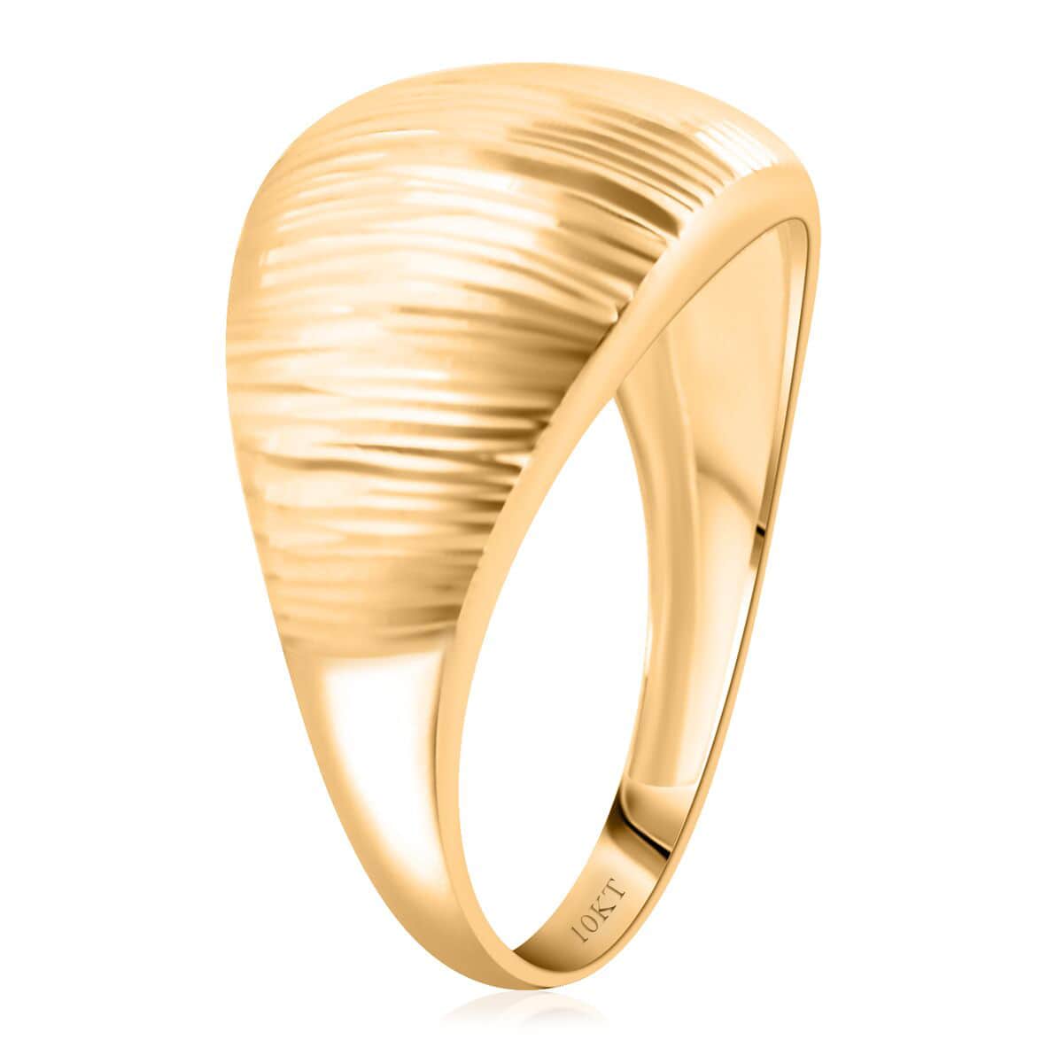 Sand Dunes Dome Ring in 10K Yellow Gold (Size 6.0) 1.75 Grams image number 3