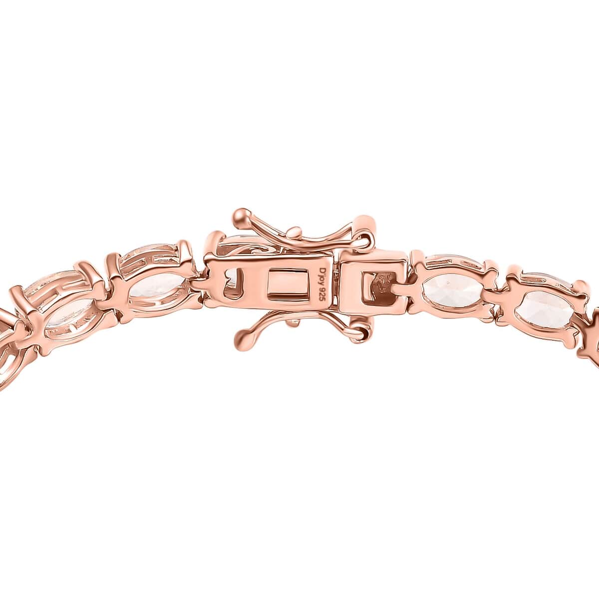 Premium Marropino Morganite 11.00 ctw Tennis Bracelet in 18K Vermeil Rose Gold Over Sterling Silver (6.50 In) image number 3