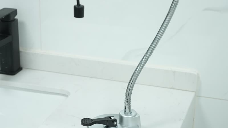 360-Degree Rotating Hands-Free Ultra Powerful 4.6'' Rubber Suction Cup Hair Tool Holder