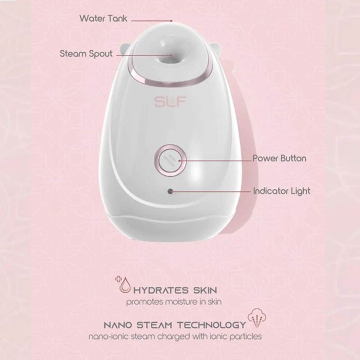 SLF Nano Mist Facial Steamer - White image number 3