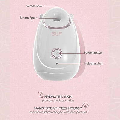 SLF Nano Mist Facial Steamer - White