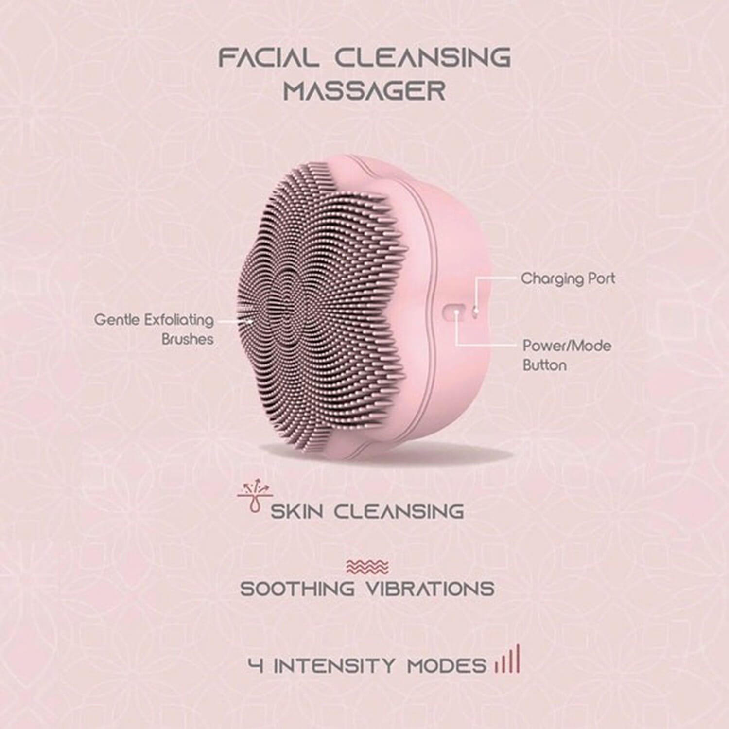 SLF Facial Cleanser Massager - Pink