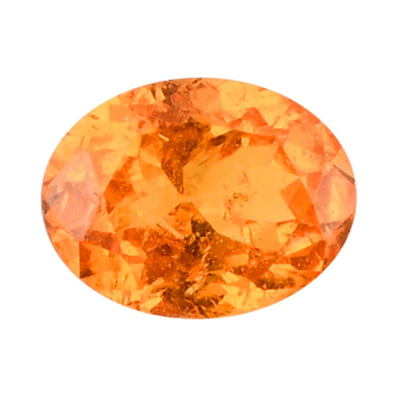 AAAA Tanzanian Mandarin Garnet (Ovl 8x6 mm) 1.20 ctw