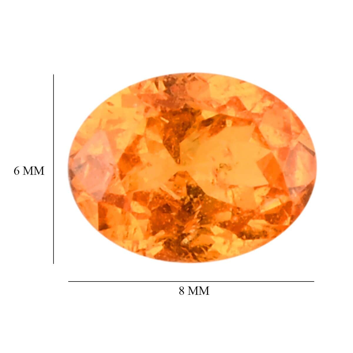 AAAA Spessartine Garnet (Ovl 8x6 mm) 1.20 ctw image number 1