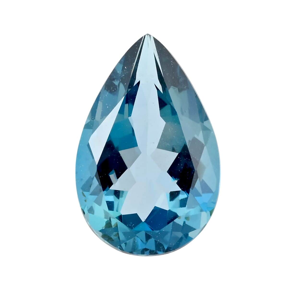 AAAA London Blue Topaz (Pear 14x9 mm) 5.00 ctw image number 0