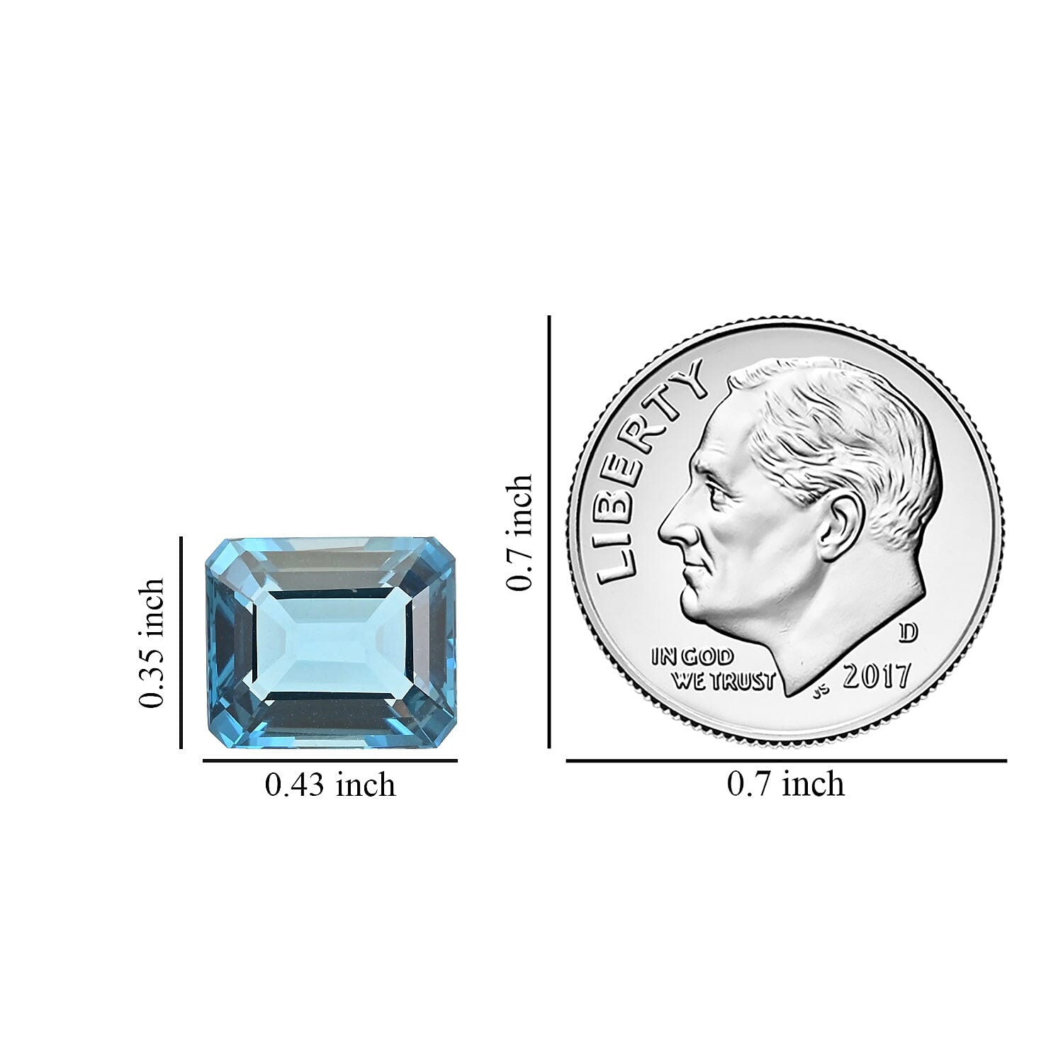 AAAA London Blue Topaz (Oct 11x9 mm) 5.00 ctw