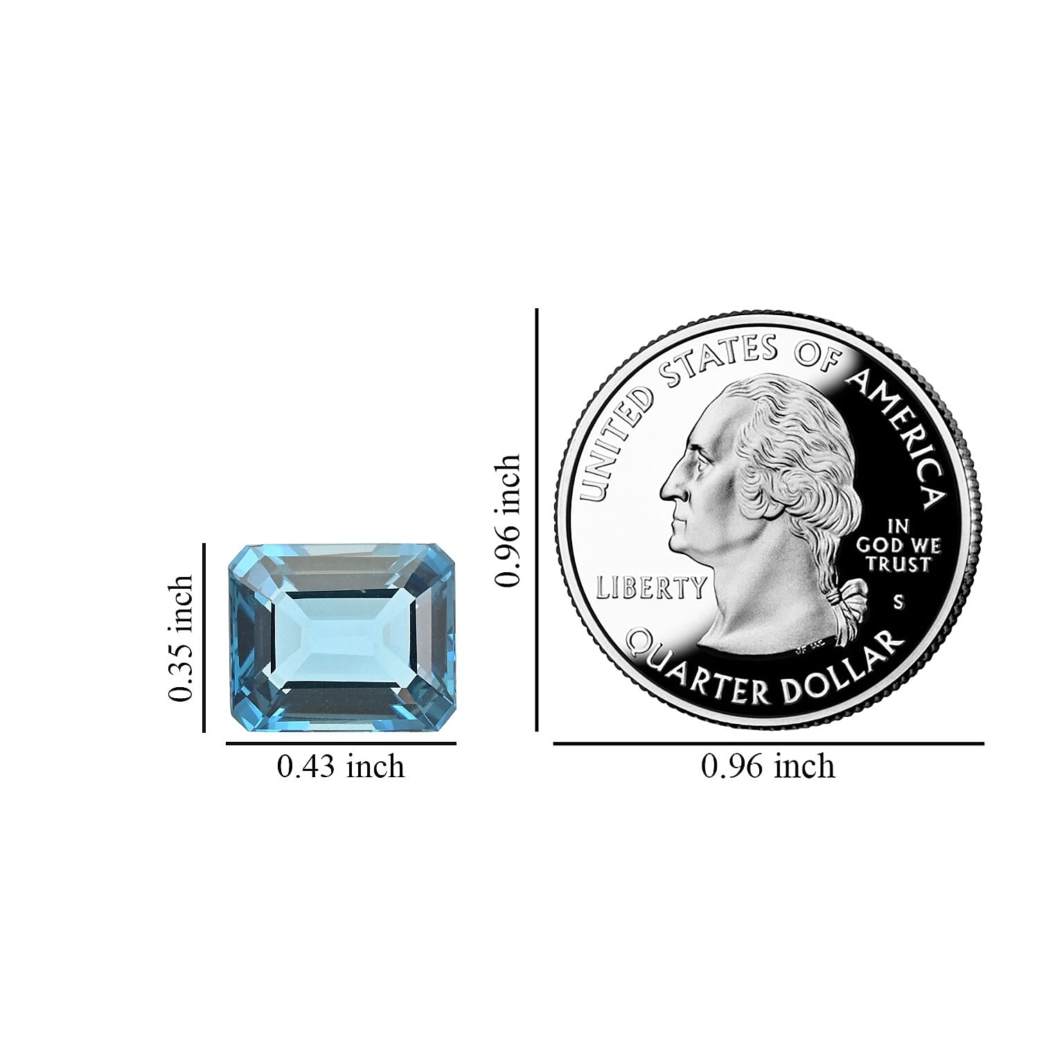 AAAA London Blue Topaz (Oct 11x9 mm) 5.00 ctw