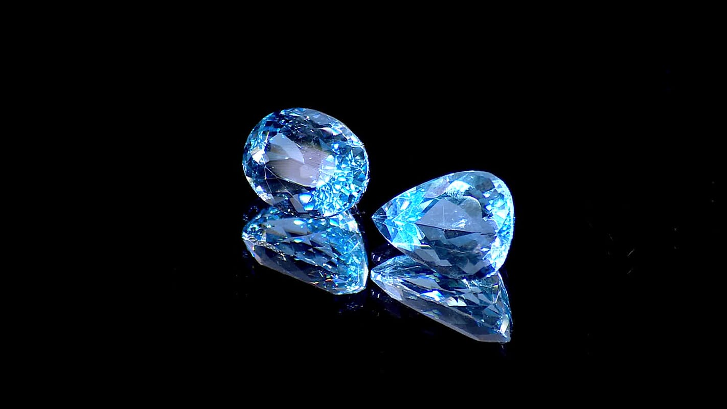 Gem Hunter Collection AAAA Santa Maria Aquamarine (Pear Free Size) 2.00 ctw