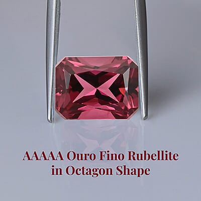 Certified & Appraised AAAA Ouro Fino Rubellite (Oct) 3.00 ctw