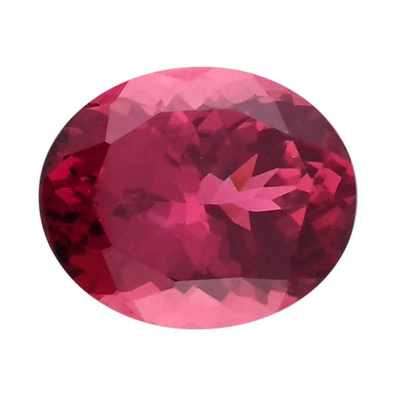 Certified & Appraised AAAA Ouro Fino Rubellite (Ovl) 3.00 ctw