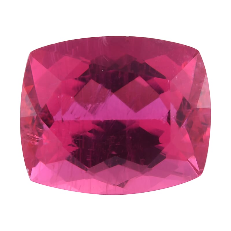 Certified & Appraised AAAA Ouro Fino Rubellite (Cush) 3.00 ctw