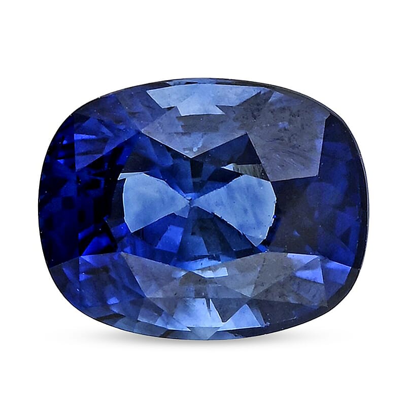 Certified and Appraised AAAA Royal Blue Ceylon Sapphire (Cush Free Size) 3.00 ctw