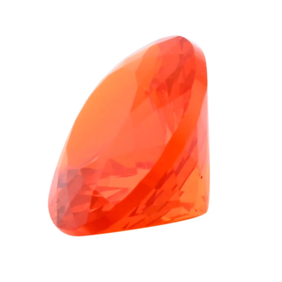 AAAA Crimson Fire Opal (Ovl 9x7 mm) 1.00 ctw image number 1