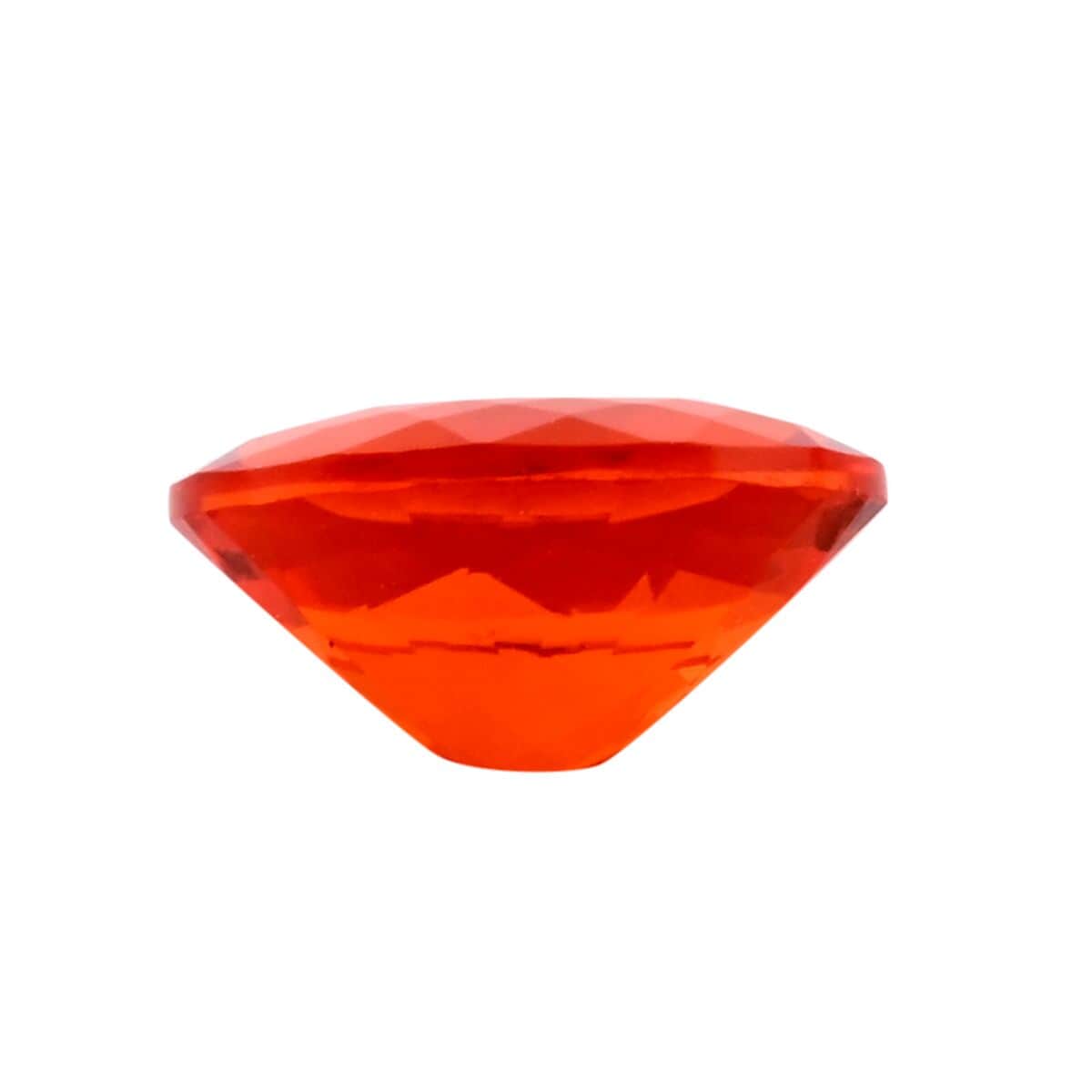 AAAA Crimson Fire Opal (Ovl 9x7 mm) 1.00 ctw image number 2