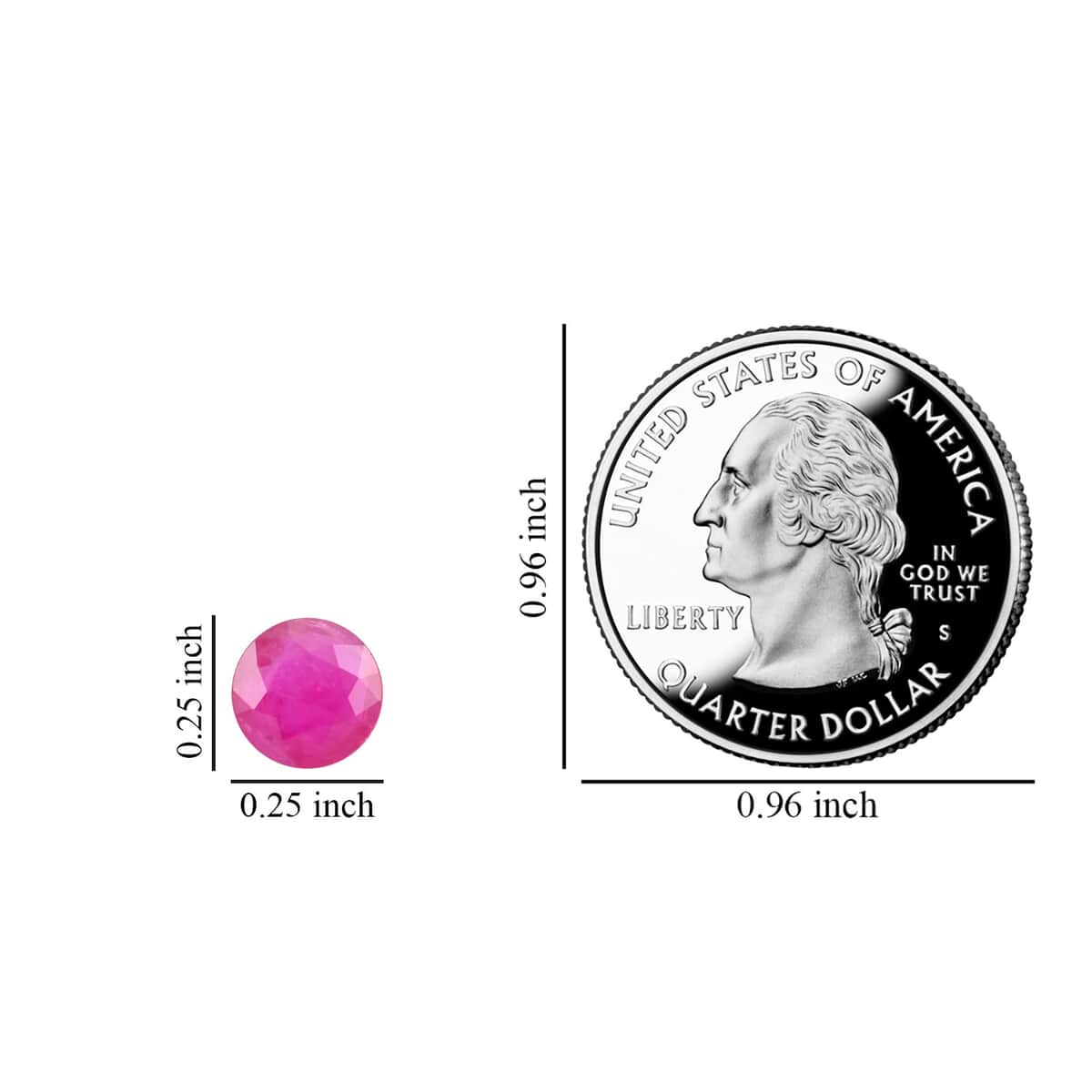 AAA Montepuez Ruby (Rnd 6.5 mm) 1.20 ctw image number 6