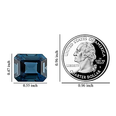 AAA London Blue Topaz (Oct 14x12 mm) 11.50 ctw