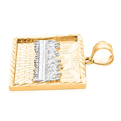 10K Yellow and White Gold Last Supper Pendant 5.50 Grams