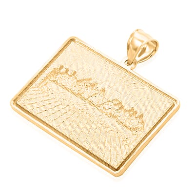 10K Yellow and White Gold Last Supper Pendant 5.50 Grams