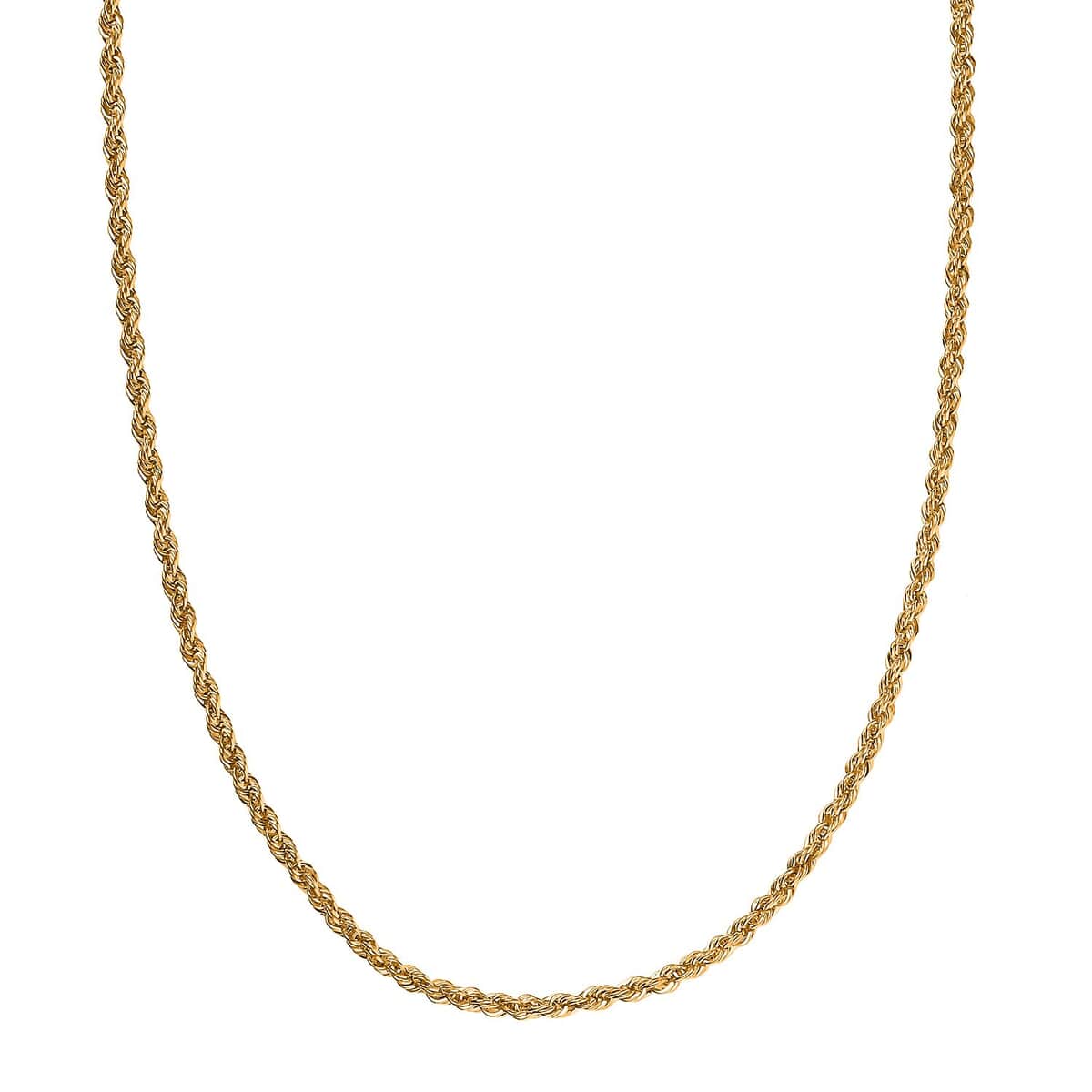 2.20mm Rope Chain Necklace in 22K Yellow Gold 4.10 Grams 20 Inches (Del. in 10-12 Days) image number 3