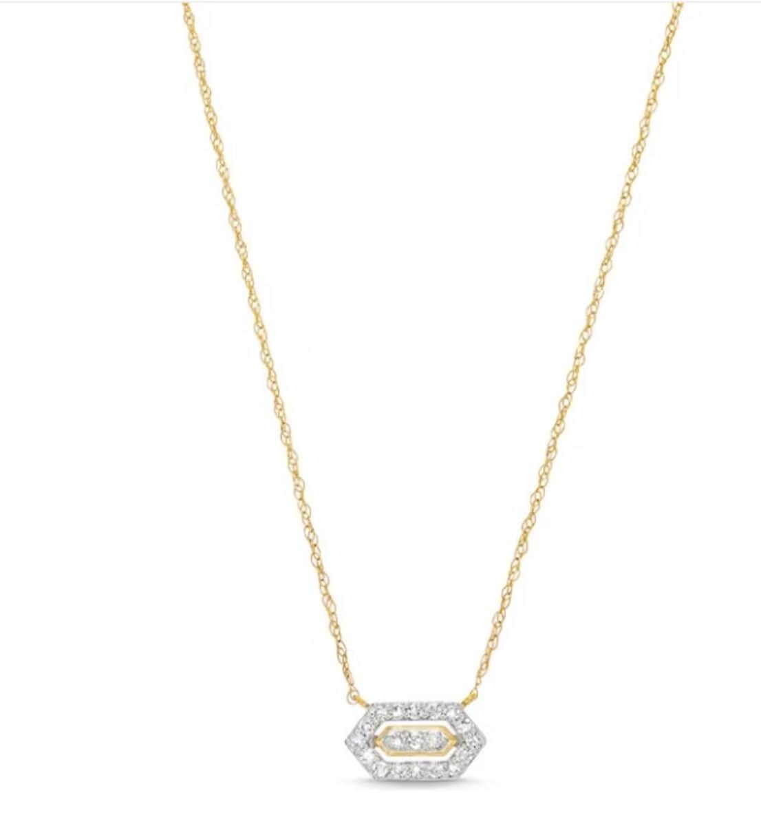 10K Yellow Gold Luxuriant Lab Grown Diamond SI Necklace 18 Inches 0.10 ctw image number 0