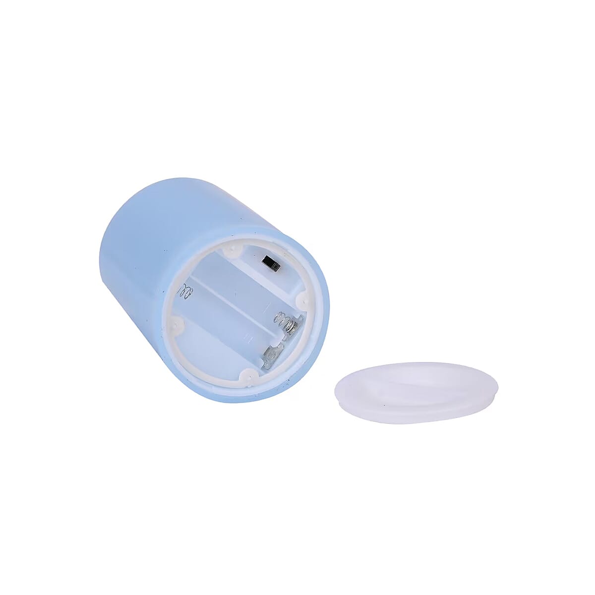Set of 3 Flameless and Fireless Blue Colored Plastic Candle without Remote Control (2xAA Battery not included) image number 7